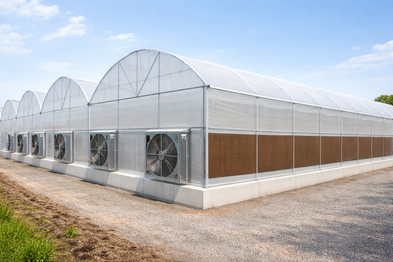 Fan Pad Greenhouse